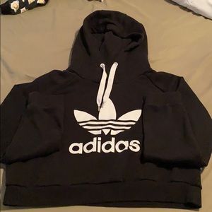 Adidas cropped hoddie